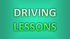 Driving lessons and car use in the driving test